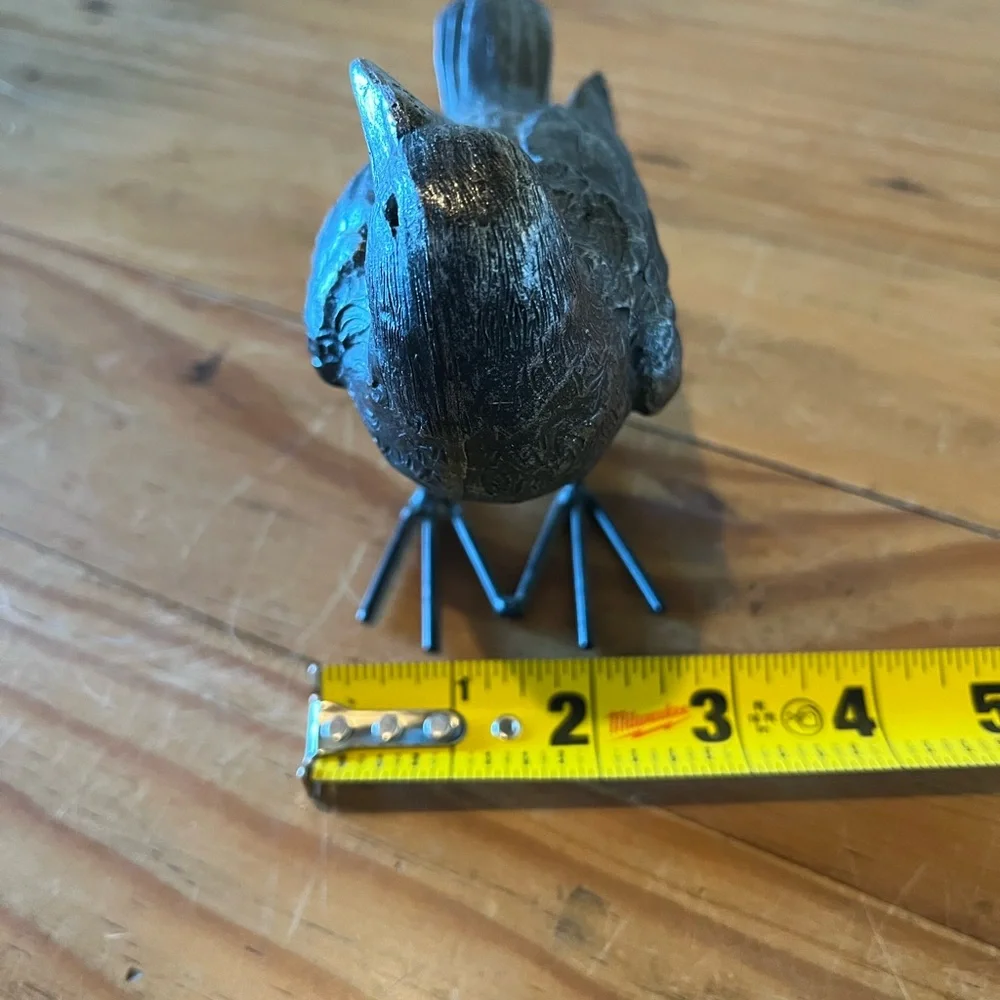 Metal Raven Figurine/Statue - Picture 8 of 8